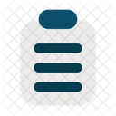 Note Clipboard Sheet Icon