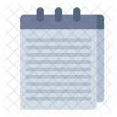 Note Book Office Stationary Icon