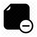 Note Delete Delete Document Icon