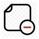 Note Delete Delete Document Icon