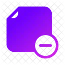 Note Delete Delete Document Icon