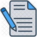 Seo Note Document Icon