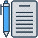 Seo Note Document Icon