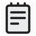 Note Notepad Notebook Icon