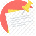 Note Paper Write Icon