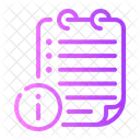 Note Info  Icon