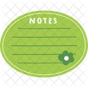 Paper Notepad Flower Icon