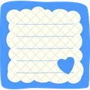 Paper Note Heart Icon