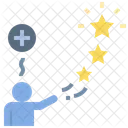 Positif Taux Magie Icône