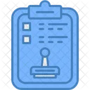 Note Stamp Cleared Document Icon