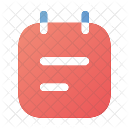 Note Text Icon - Download in Sticker Style