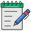 Notebook Memo Pad Writing Pad Icon