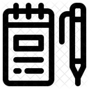 Notebook Document Page Icon