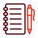 Notebook Laptop Book Icon
