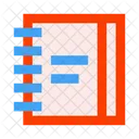 Office Stationery Notebook Daily Planner Icon