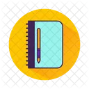 Notebook Education School Icon