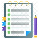 Notebook Drafting Pad Jotter Icon