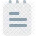 Notebook Note Document Icon
