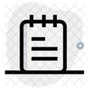 Notebook Note Document Icon