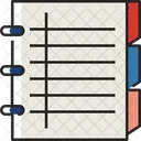 Notebook Note Script Icon
