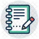 Notepad Jotter Writing Icon