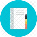 Notebook Dairy Stationary Icon