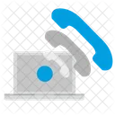 Notebook Connect Phone Icon