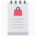 Notebook List Bag Icon