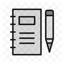 Notebook Language Learning Memo Book Icon