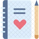 Notebook File And Folder Secret Icon