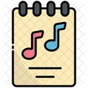 Notepad Notebook Music Icon