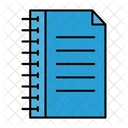 Notebook Education Business Icon