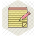 Notebook Note Paper Icon