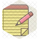 Notebook Note Paper Icon