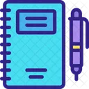 Notebook Laptop Book Icon