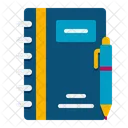 Notebook And Pen  Icon