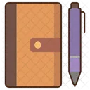 Notebook And Pen Notebook Notepad Icon