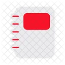 Notebook Agenda Bookmark Icon