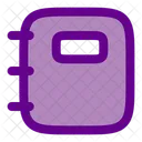 Notebook Agenda Bookmark Icon