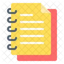 Notepad Icon Spiral Icon