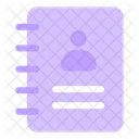 Notebook Contacts Book Icon