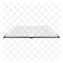 Notebook Lined Open Icon