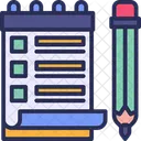 Notebook Paper Writing Icon