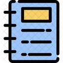 Notebook Stationery Writing Icon