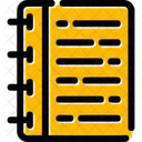 Notebook Stationery Writing Icon