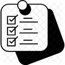 Notebook Sheet Pin Reminder Icon