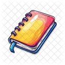 Laptop Book Computer Icon
