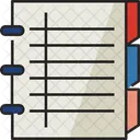 Notebook Note Script Icon