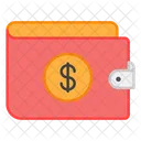 Wallet Billfold Notecase Icon