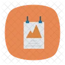 Notepad Graph Report Icon